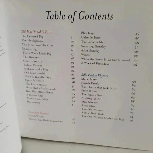 Mothergoose treasury book - Picture 7 of 10